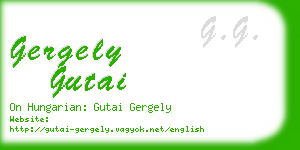 gergely gutai business card